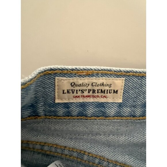 Levi's Light Wash 501 Jeans W23 L28 Skinny Jeans Western Cowgirl - Picture 8 of 10